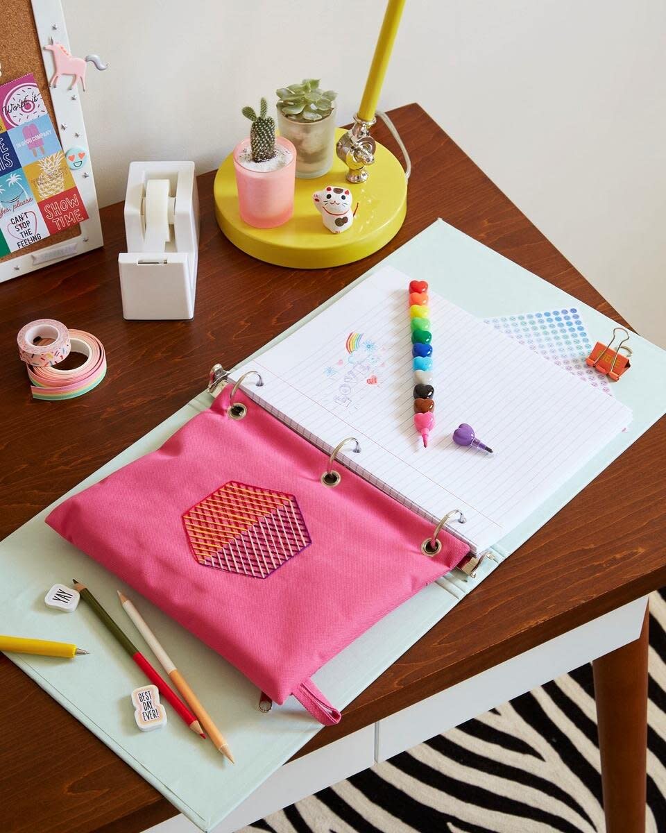 Kids Craft Geometric Pencil Pouches