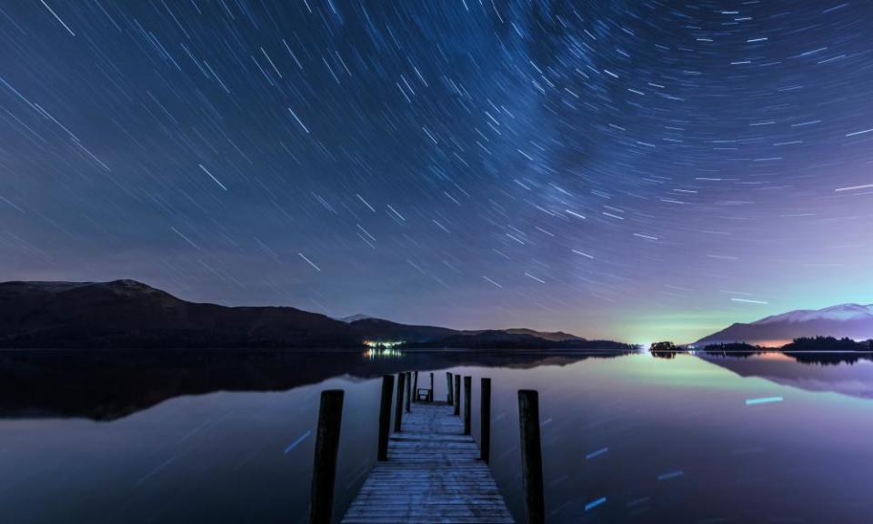 Derwent Water Aurora Star Trails