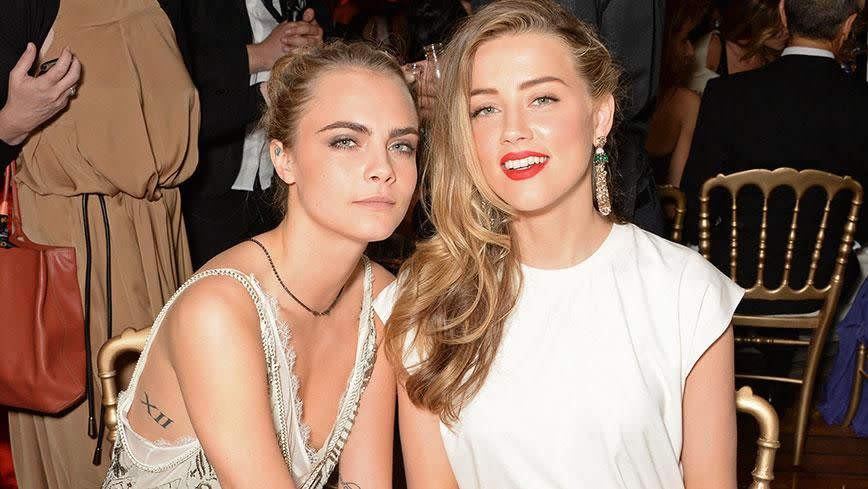 Depp was reportedly jealous of Amber's close relationship with model Cara Delevingne. Photo: Getty Images