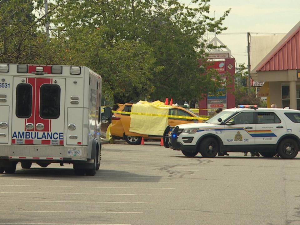 RCMP say the 30-year-old passenger of a taxi has been killed in what is believed to be a targeted shooting in Surrey, B.C. on Aug. 9. (CBC - image credit)