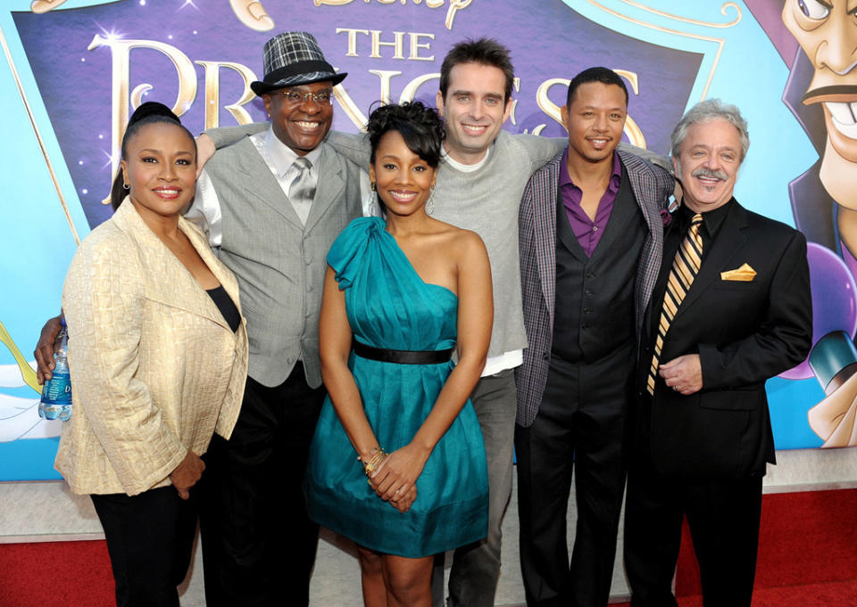 The Princess and the Frog LA Premiere 2009 Jenifer Lewis Keith David Anika Noni Rose Bruno Campos Terrence Howard Jim Cummings