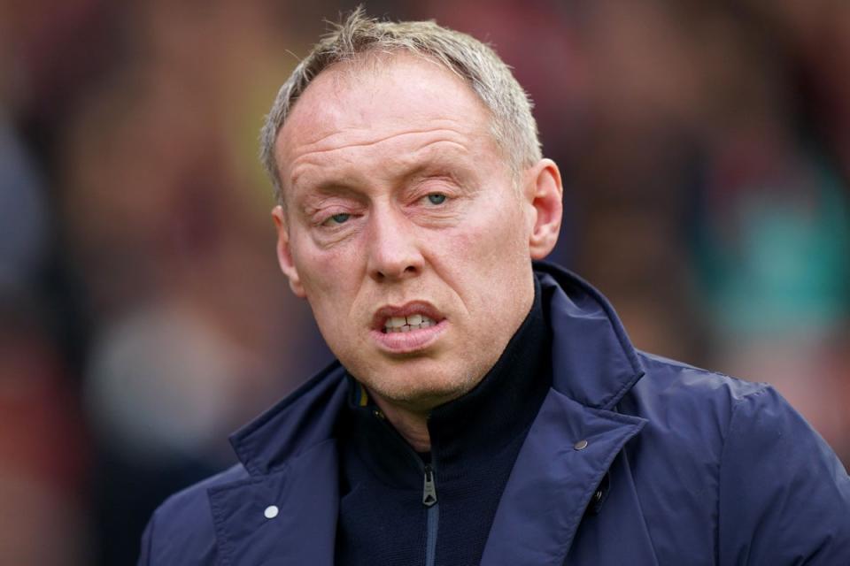 Steve Cooper appears to be on the brink at Nottingham Forest (PA Wire)