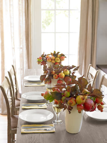 Pomegranate Centerpieces