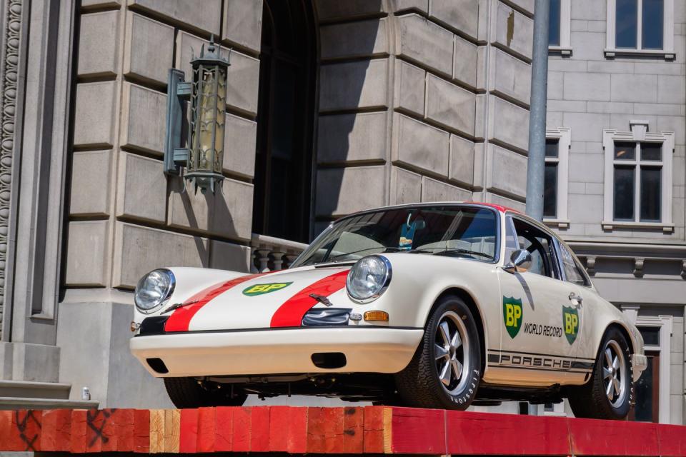 <p>Another reason Luftgekühlt is so truly special that each year the location changes. You’re going to be hard pressed to find an air-cooled Porsche beautifully placed in the Universal Studios backlot anytime soon, let alone hundreds. This '68 911 R, carrying the VIN 11899001R, is the first production 911 R. </p>