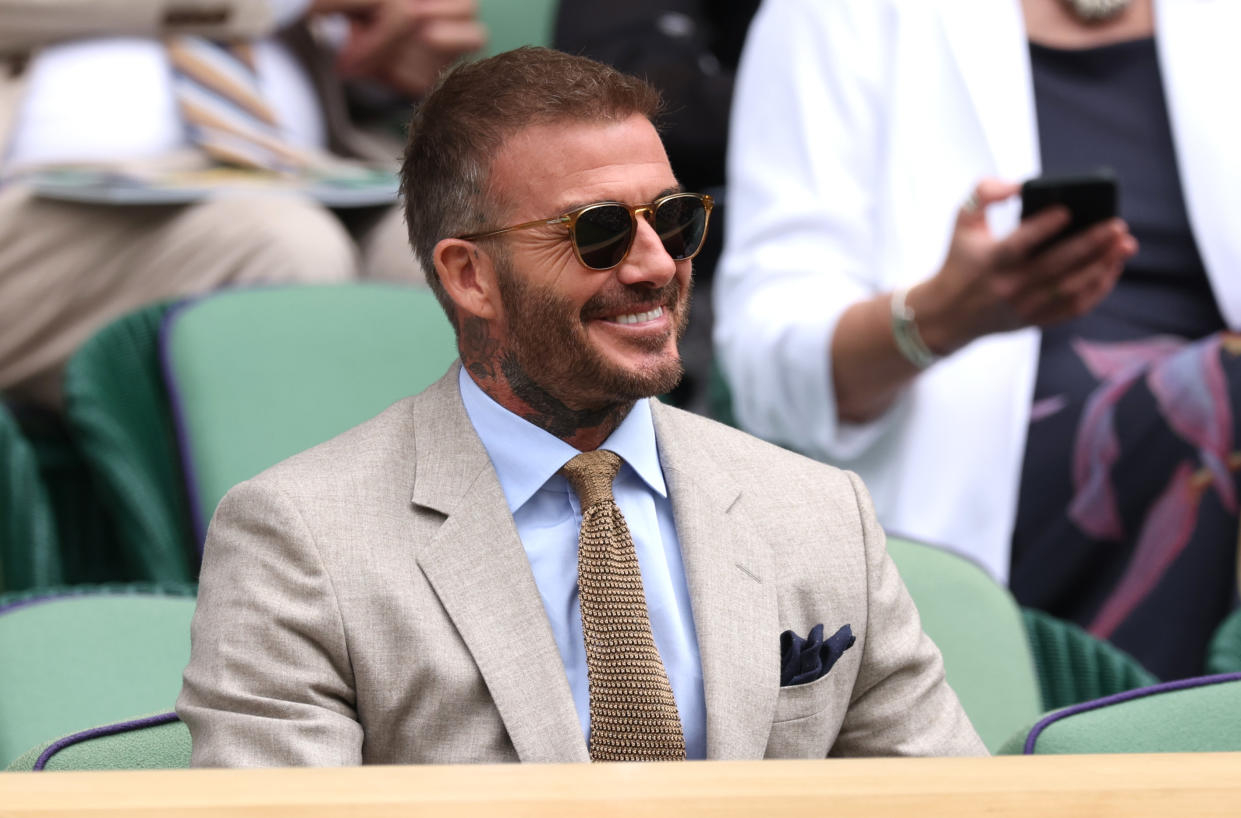 David Beckham is a regular in the Royal Box. (Clive Brunskill/Getty Images)