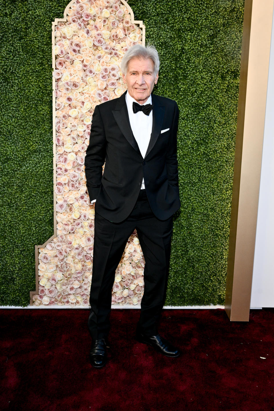 Harrison Ford at the 81st Golden Globe Awards (Getty Images)