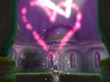 Warcraft screenshot with heart