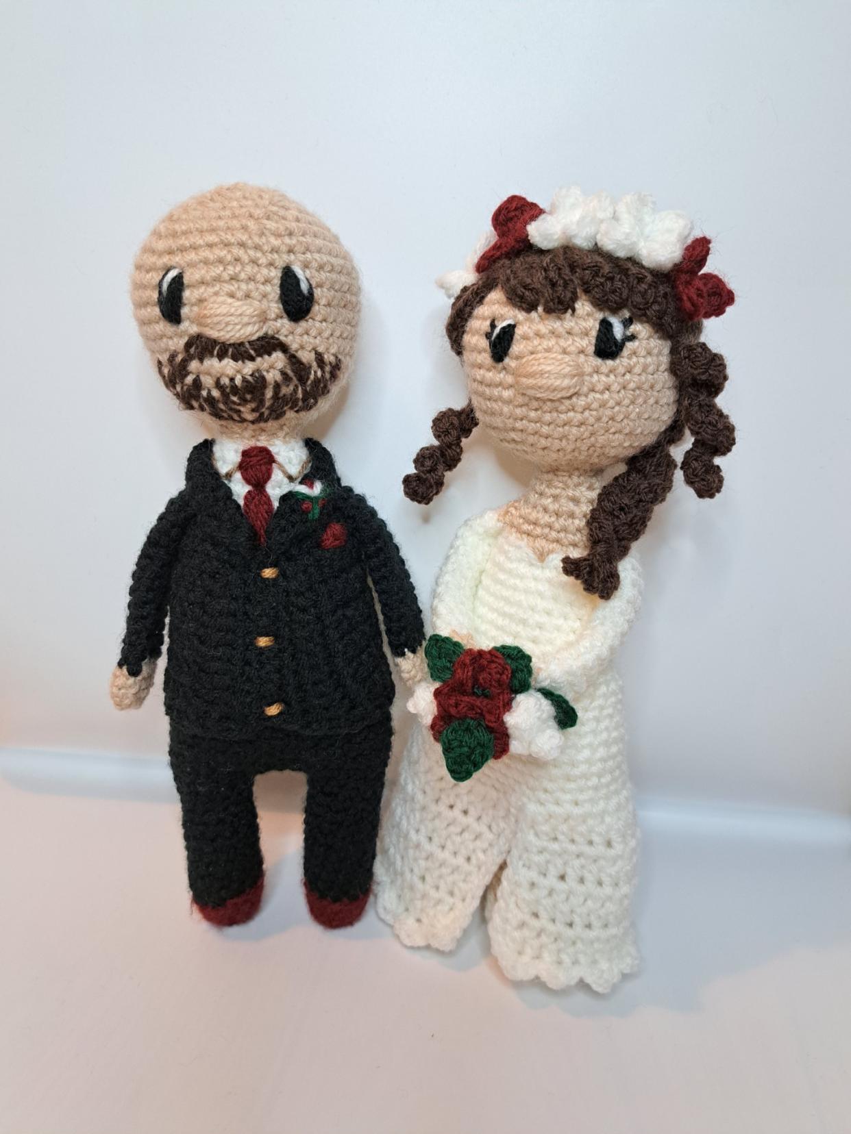 Crocheted doll