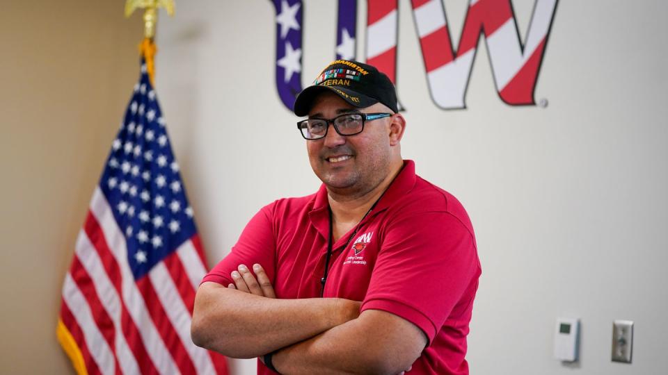 Army vet Carlos Acosta-Castro is a former Student 
Veterans of America chapter vice president at Incarnate Word. (Courtesy of UIW)