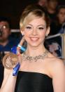 Gracie Gold arrives at the world premiere of "Divergent" at the Westwood Regency Village Theater on Tuesday, March 18, 2014, in Los Angeles. (Photo by Jordan Strauss/Invision/AP)