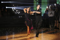 Alexandra Raisman and Mark Ballas perform on "Dancing With the Stars."