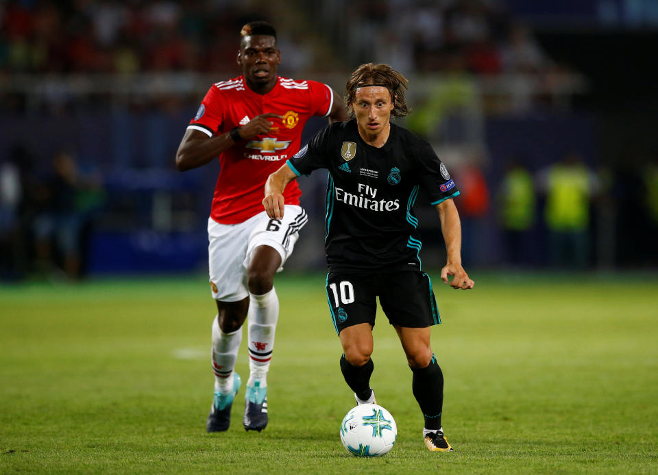 Real Madrid v Manchester United - Super Cup Final