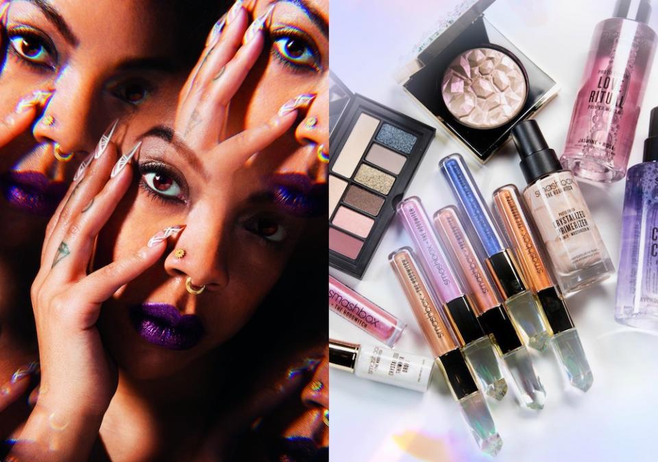 We talk to Bri Luna of The Hoodwitch about her collaboration with Smashbox Cosmetics, a seven-product collection featuring crystal-infused makeup.