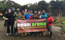 <p>This was taken at the last base camp after we summited Kilimanjaro. This is my crew of friends, along with our guides Jackson, Nas, and Paulo, and a few of our porters and cooks. Our group was amazing. I can’t thank these awesome men enough for getting us up the mountain.</p>