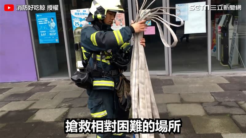 消防員除了整理器材與消防車之外，還必須進行各式各樣的訓練與勤務。（圖／消防好吃鯨 授權）