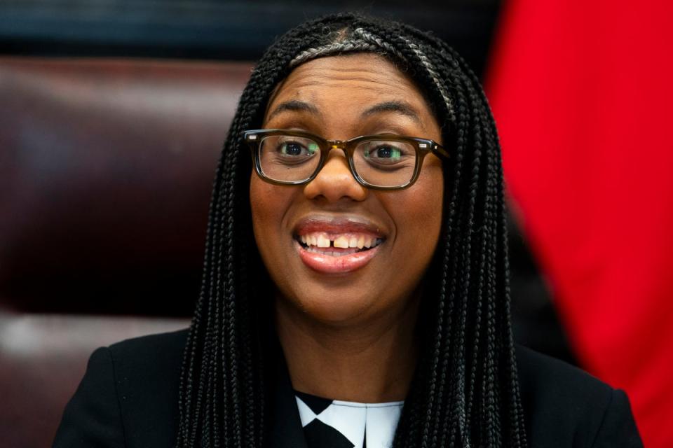 Kemi Badenoch is a favourite of the right wing of the party (Jordan Pettitt/PA Wire)