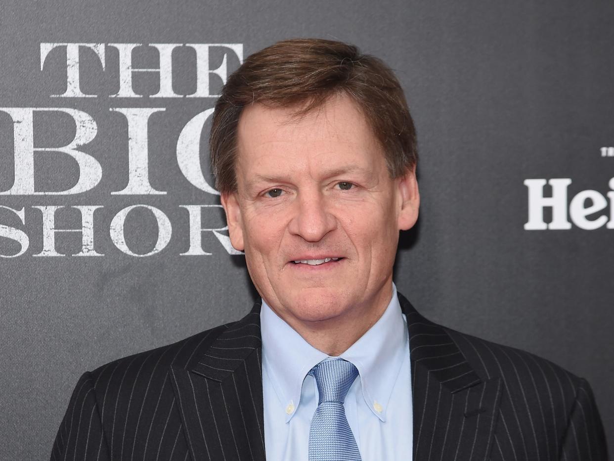 Author Michael Lewis attends the premiere of ‘The Big Short’ at Ziegfeld Theatre on 23 November 2015 in New York City (Getty Images)