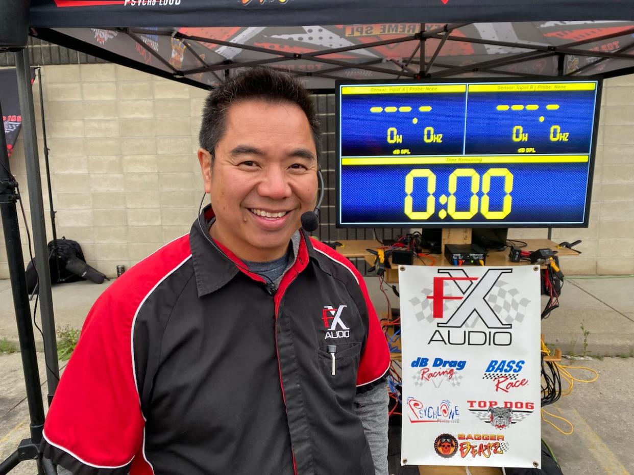 Ray Choy organizes about 90 per cent of the dB drag races held across Canada. He's also travelled to Brazil and Europe to judge international competitions.  (Brendan Coulter/CBC News - image credit)