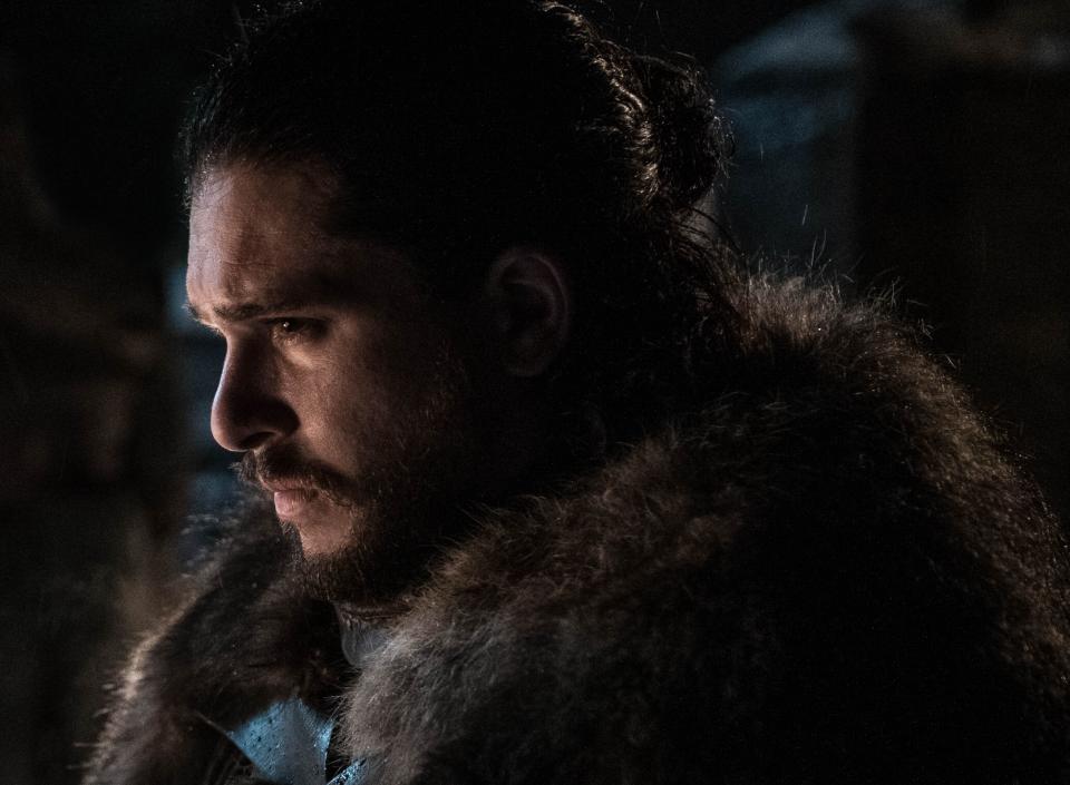 Jon Snow -- and all of us -- brooding over the series finale. (Photo: )