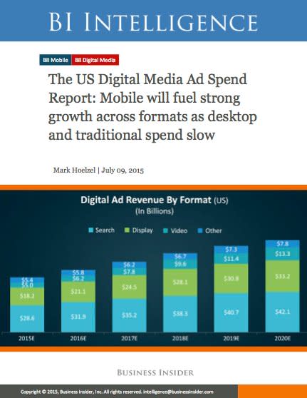 Digital Media Ad Spend Report Cover