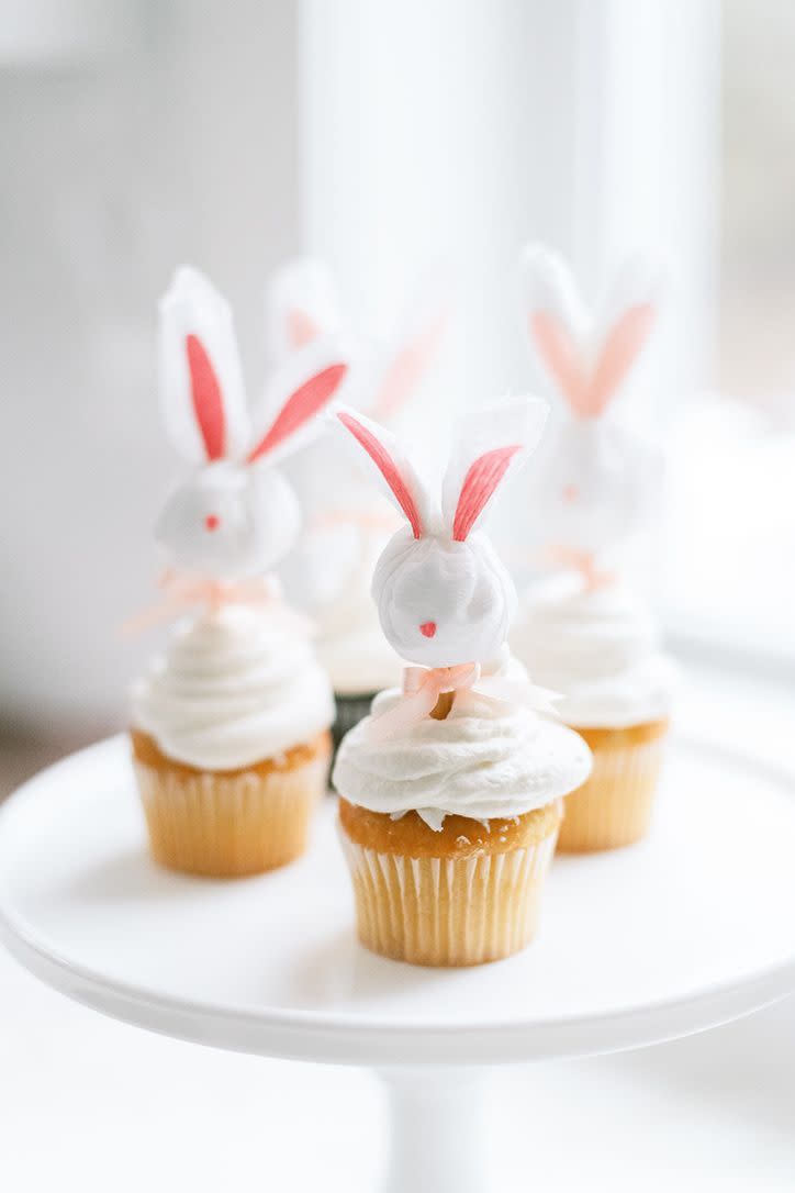 cupcake toppers bunny crafts