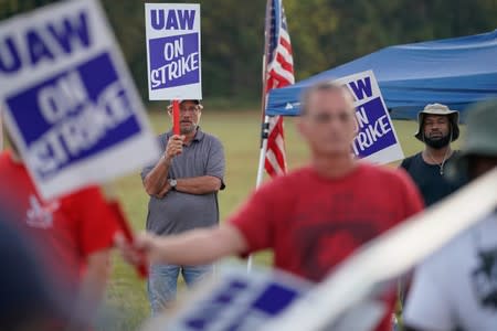 UAW workers strike at the Bowling Green facility