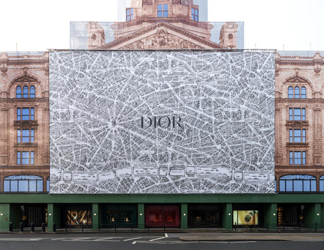 Christian Dior Grey, Pattern Print 2021 Medium Mizza Bobby Bag