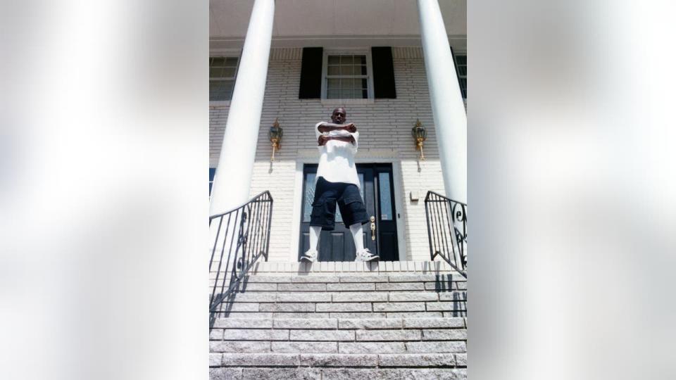 <div>Songwriter and record producer Rico Wade poses for photos on his front steps on location in Atlanta, Georgia on April 1, 2001. (Photo By Raymond Boyd/Getty Images)</div>