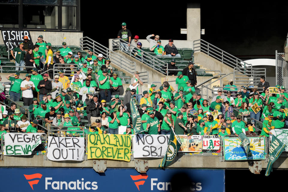 A's fans organized a 