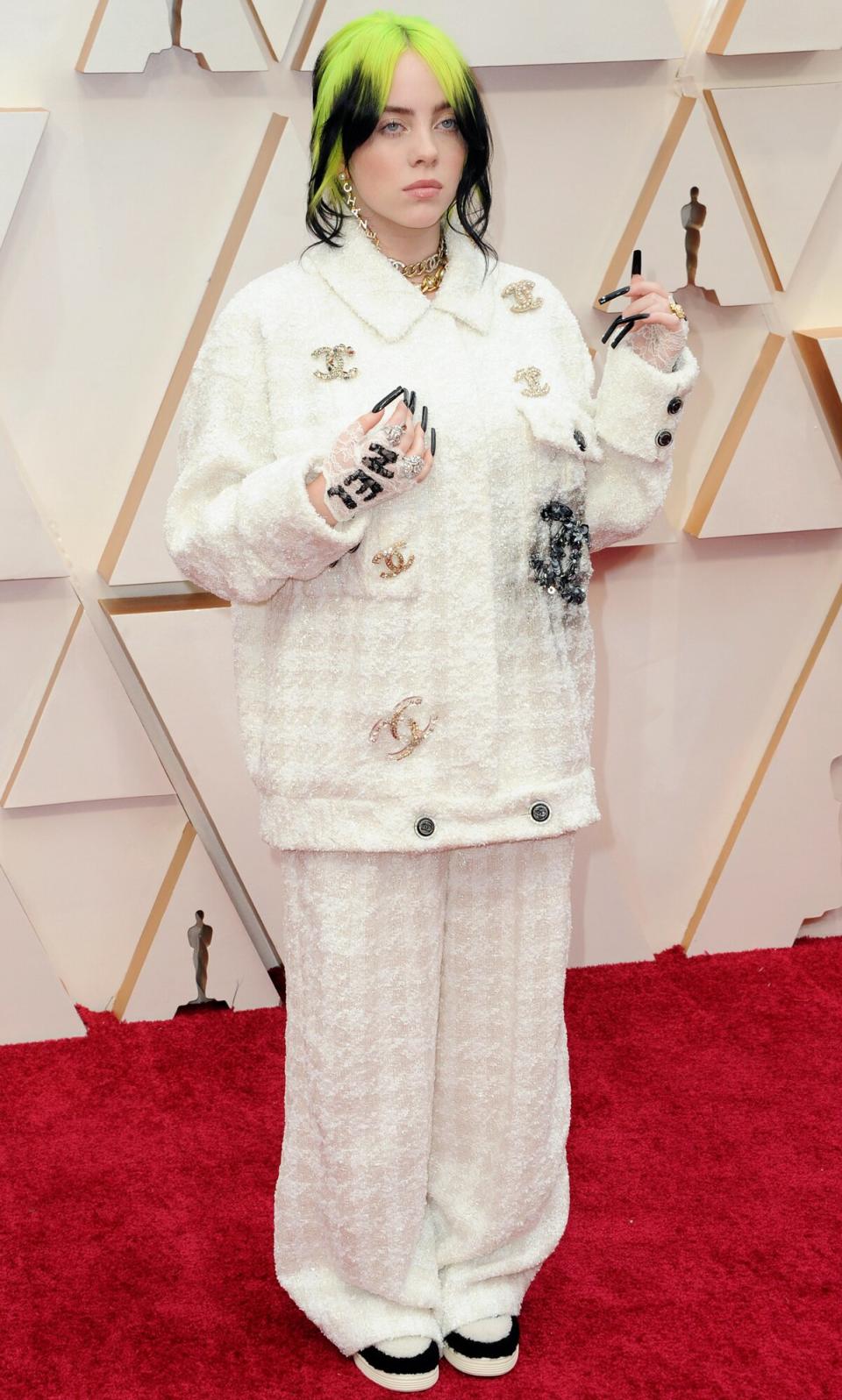 Billie Eilish arrives at the 92nd Annual Academy Awards at Hollywood and Highland on February 09, 2020 in Hollywood, California.