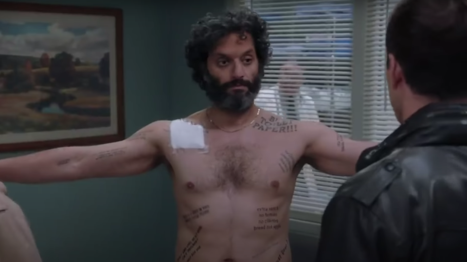 <p> <em>Brooklyn Nine-Nine</em> has a pretty epic cast of regular characters, all which gave the series its own style of comedy. Jason Mantzoukas regularly joins the group of New York police officers as a guest star in some of the best episodes of the hilarious series. In classic chaotic good alignment, Mantzoukas plays a former detective who was deep undercover for 12 years and whom everyone now thinks is crazy.  </p> <p> His role of Adrian Pimento is pretty much the standard comedy we would expect from Jason Mantzoukas, and he is very at home on the series. If you love him and his style of humor, set aside a couple dozen hours for binging. </p>