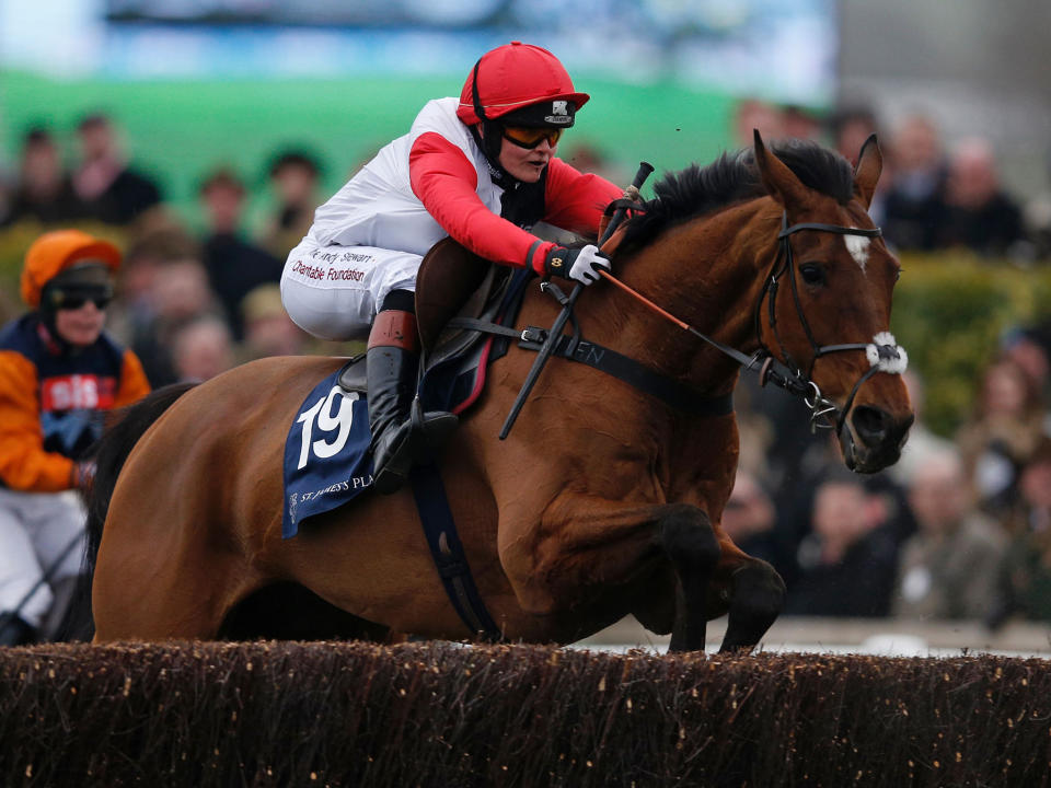 Briony Frost completed a historic familial treble with her winning ride: Getty