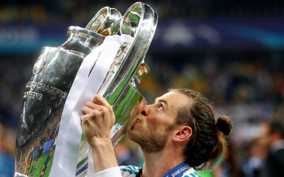 Pain game: Real Madrid’s Gareth Bale was sensational in Kiev