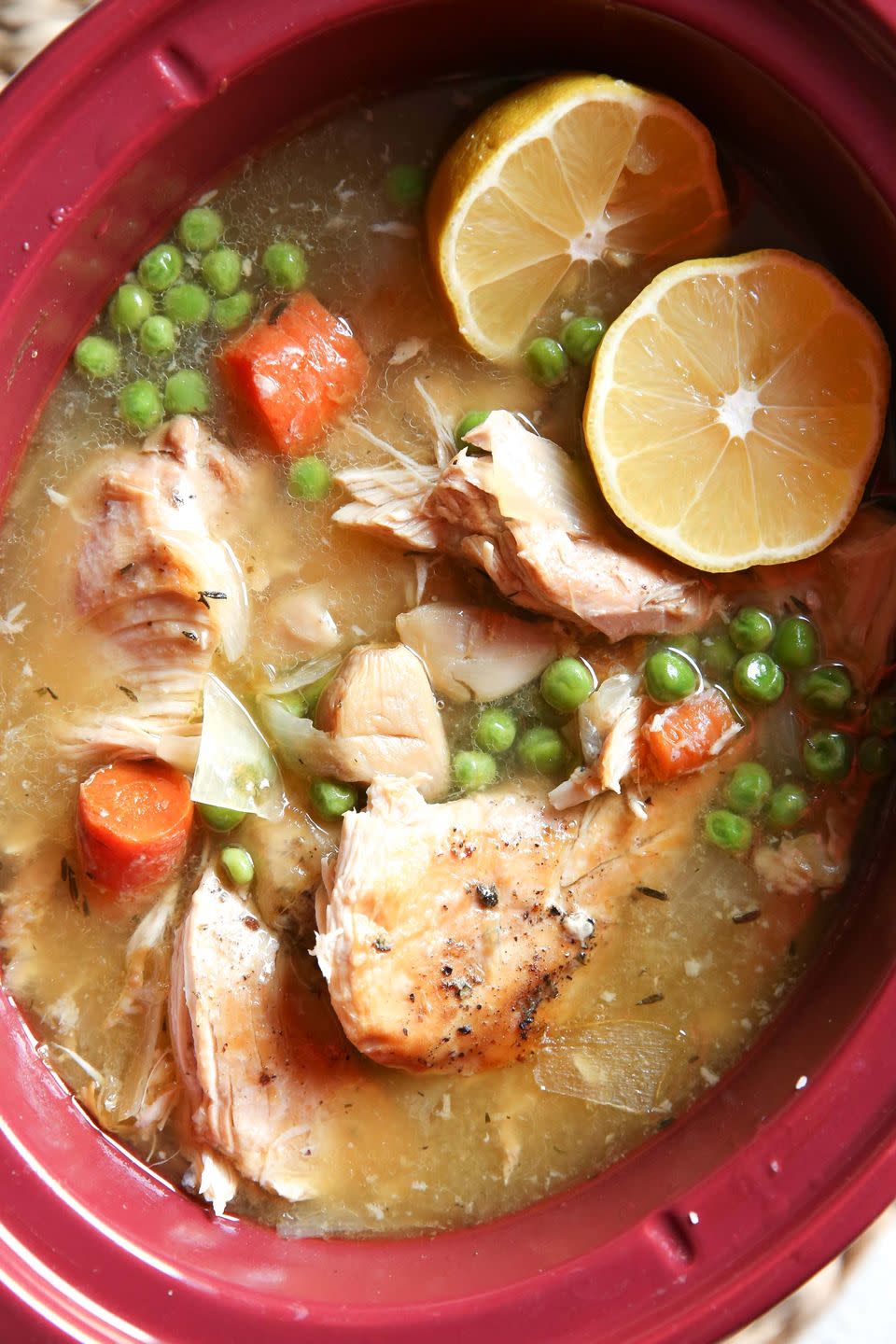 Slow-Cooker Lemon-Garlic Chicken