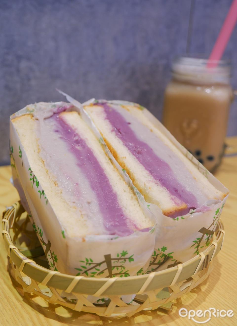 芋見紫薯吐司($45) 