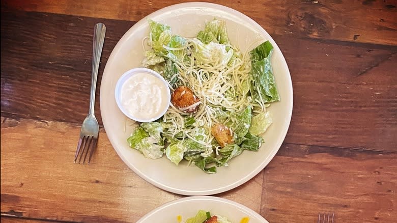 Texas Roadhouse Caesar salad
