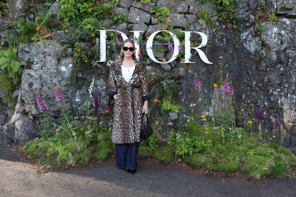 EDINBURGH, SCOTLAND - JUNE 03: Jennifer Lawrence attends the Dior Cruise 2025 at Drummond Castle on June 03, 2024 in Edinburgh, Scotland. (Photo by Pascal Le Segretain/Getty Images for Christian Dior)