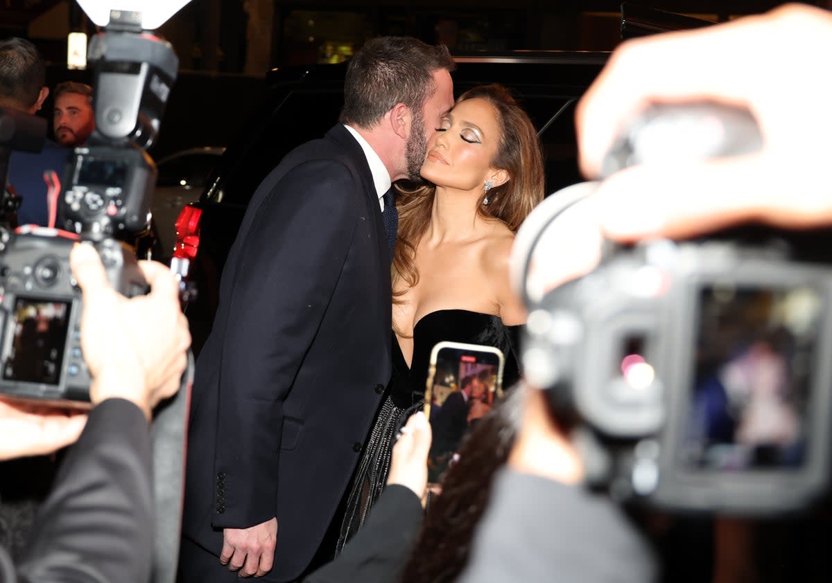 J-Lo and Affleck attend This Is Me... Now: A Love Story premier (Getty Images)