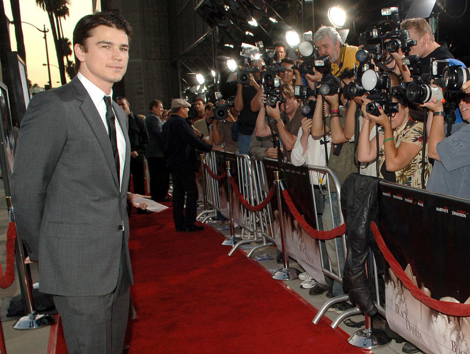 Josh Hartnett attends the "Black Dahlia" premiere in 2006. (Photo: L. Cohen/WireImage)