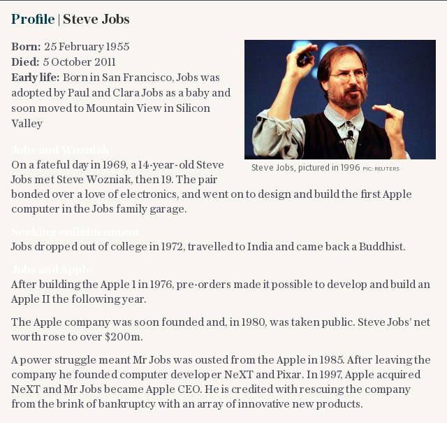 Profile | Steve Jobs