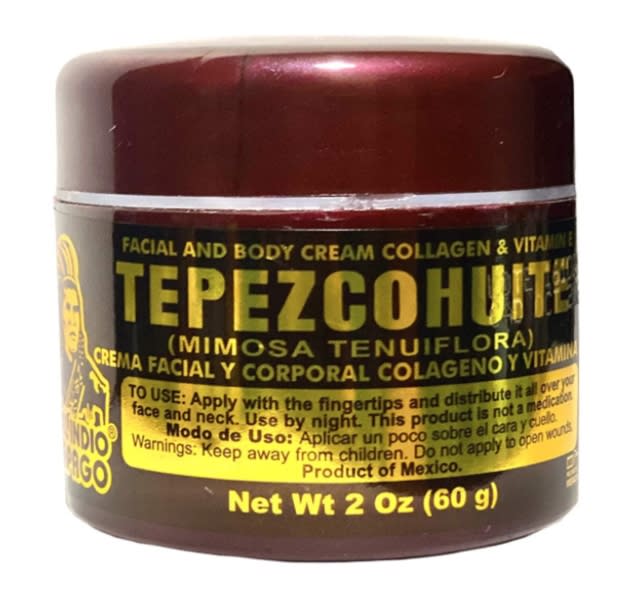 Crema de Tepezcohuite.
