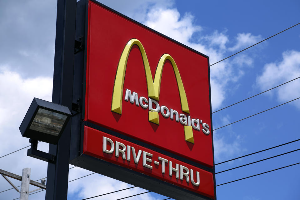 A sign of McDonald’s. (AP Photo/Gene J. Puskar, File)