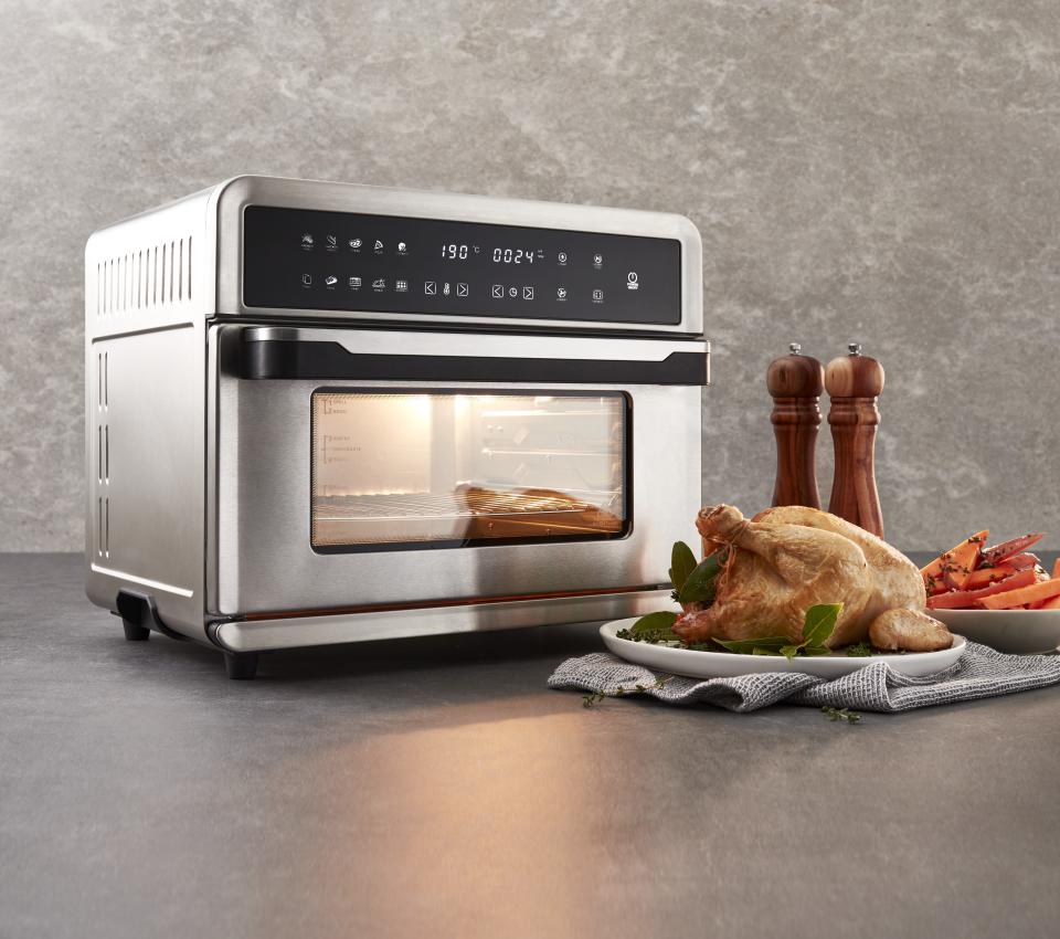 This all-in-one oven with an air fryer will be available for $129. Source: Coles