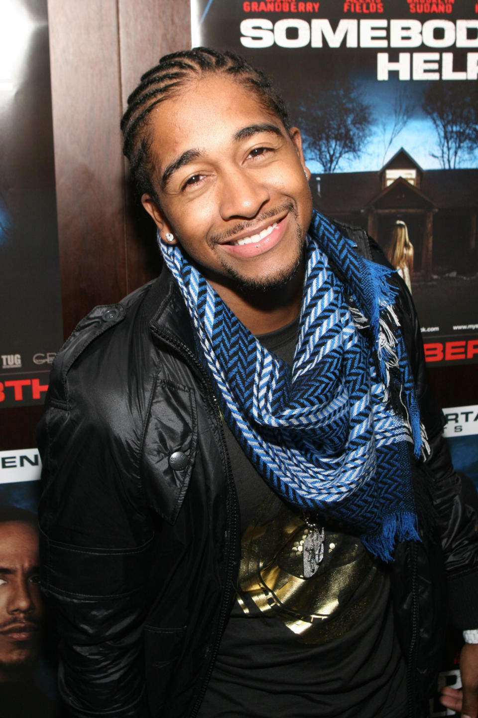 Omarion arrives at the "Somebody Help Me" premiere on November 12, 2007