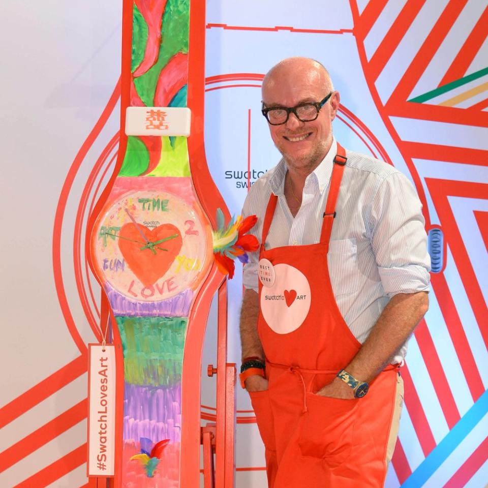 Swatch & Art Collection 2015 Swatch Loves Art  Best Time Ever Swatch MAXI Carlo Giordanetti