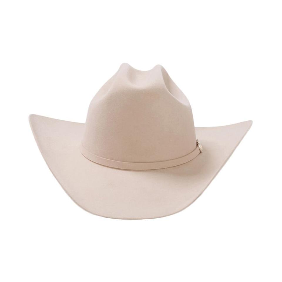 <p><a href="https://stetson.com/collections/hats-western-classics/products/shasta-10x-premier-cowboy-hat-silverbelly" rel="nofollow noopener" target="_blank" data-ylk="slk:Shop Now;elm:context_link;itc:0;sec:content-canvas" class="link ">Shop Now</a></p><p>Shasta 10X Premier Cowboy Hat</p><p>stetson.com</p><p>$440.00</p>