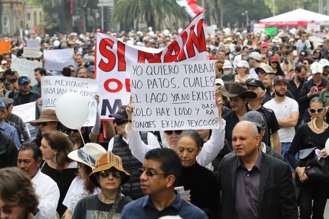 FOTOS | Así fue la 'Marcha Fifí' contra la consulta de López Obrador