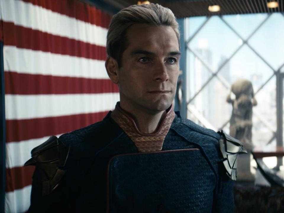 Antony Starr as Homelander in the season three finale of "The Boys."