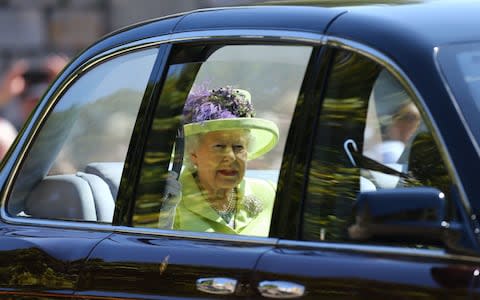 The Queen arrives - Credit: Gareth Fuller /PA