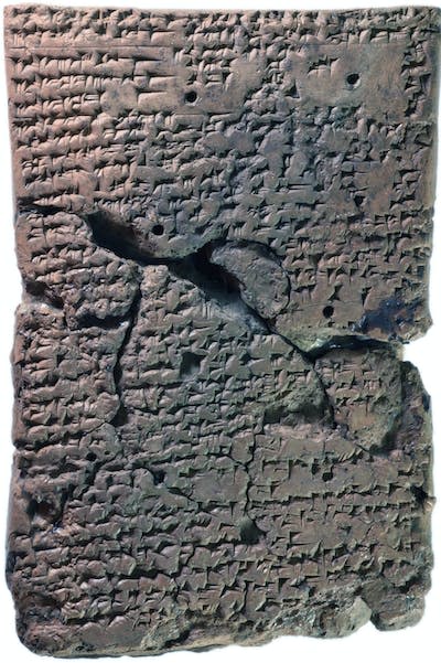 Manuscript NipNB1 (IM.77087) of Advice to a Prince (Photograph by Anmar A. Fadhil, by permission of the State Board of Antiquities and Heritage and The Oriental Institute of the University of Chicago). <a href="https://www.ebl.lmu.de/corpus/L/2/5" rel="nofollow noopener" target="_blank" data-ylk="slk:Electronic Babylonian Library;elm:context_link;itc:0;sec:content-canvas" class="link ">Electronic Babylonian Library</a>, Author provided